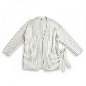 Serra Women’s Chic Cream Open-Front Cardigan size L/XL NWT